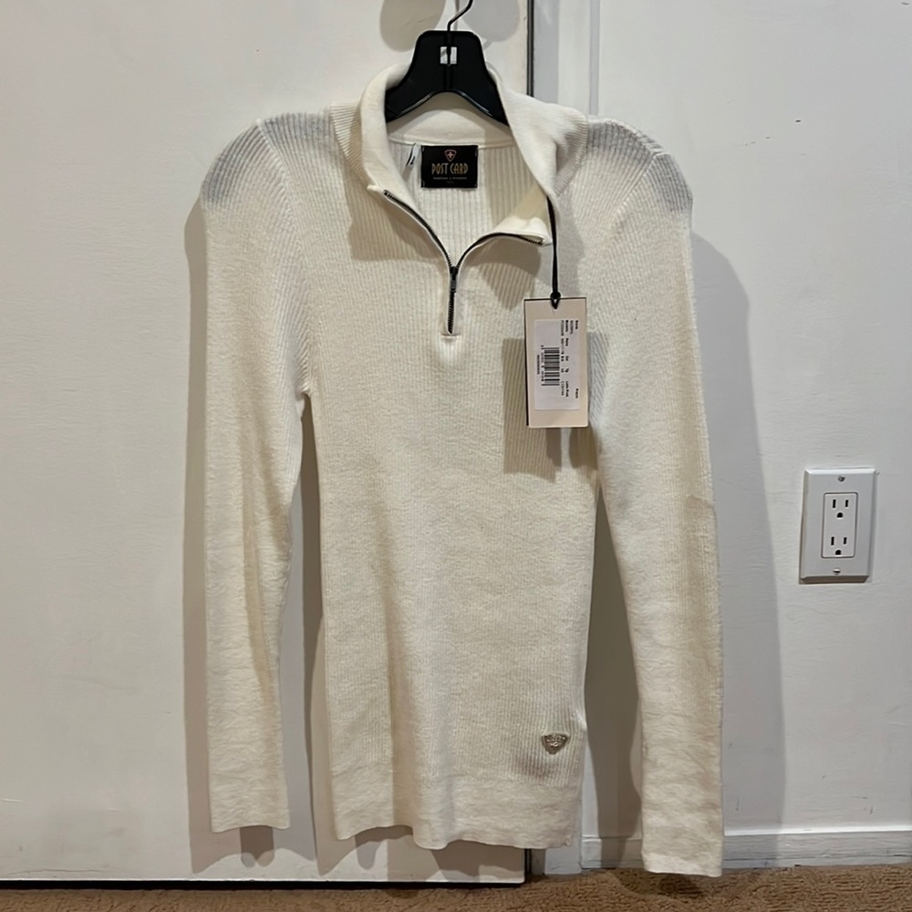 POSTCARD | Quarter Zip Sweater